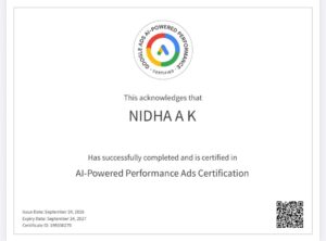 Ai powered performance ads certification