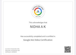 Google ads video certification