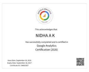Google analytics certification